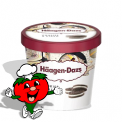 HAAGEN-DAZS MINICUP - Cookies & Cream (Reward Points)