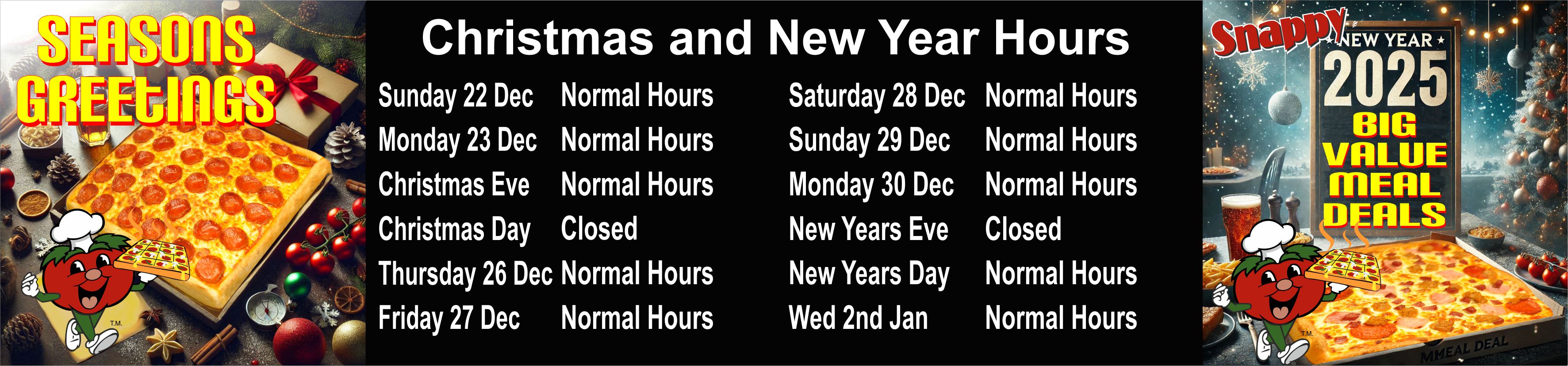 Christmas Hours