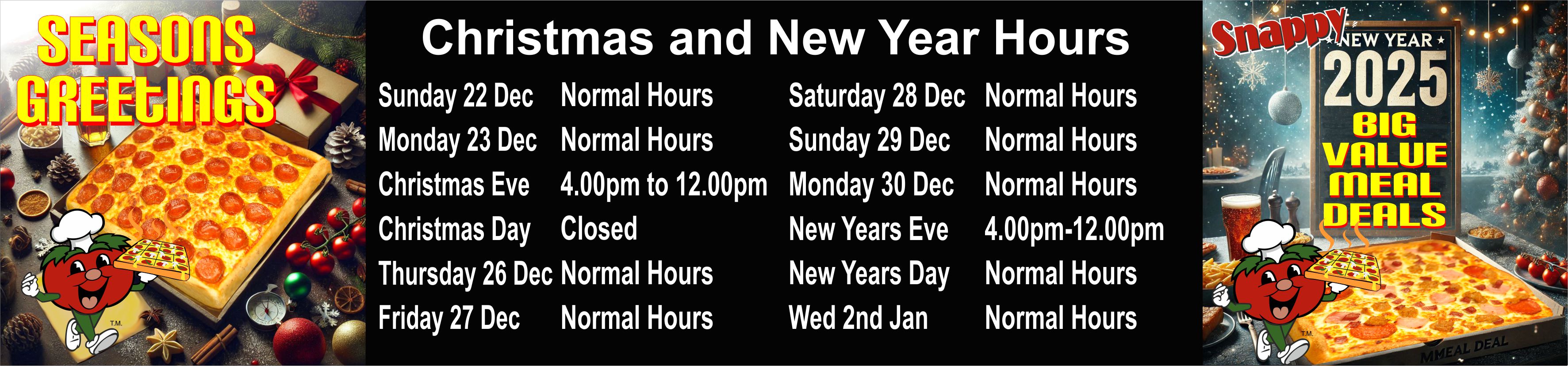 Christmas Hours