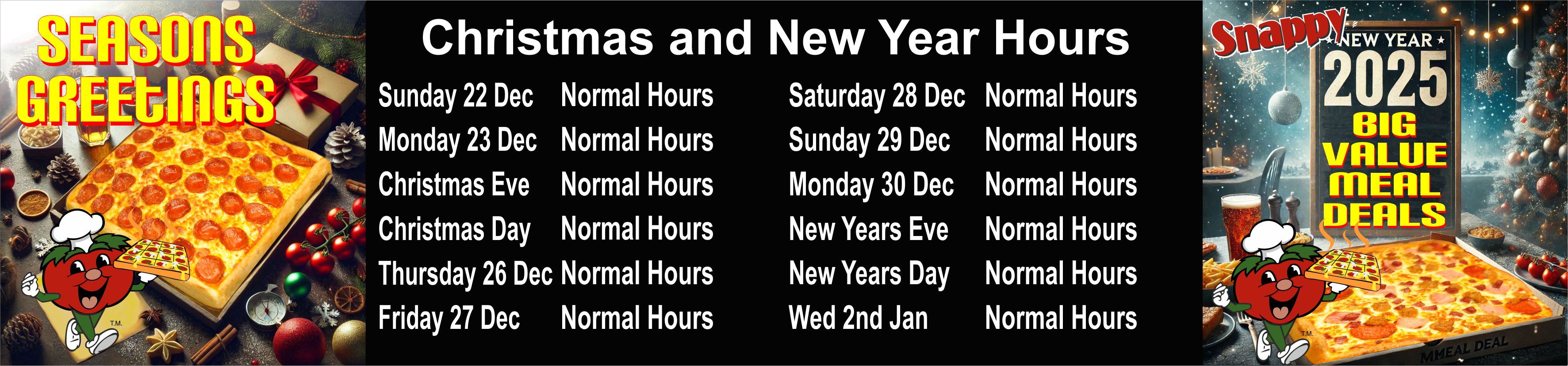 Christmas Hours